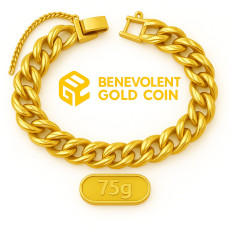 24K 75g 체인팔찌